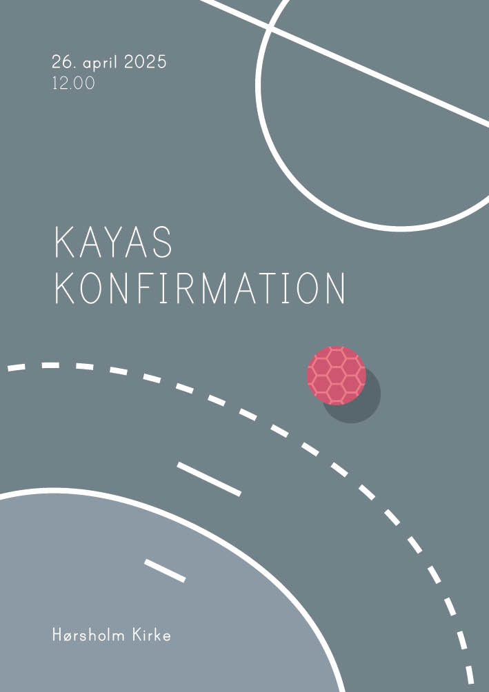 Invitationer - Kaya Konfirmation